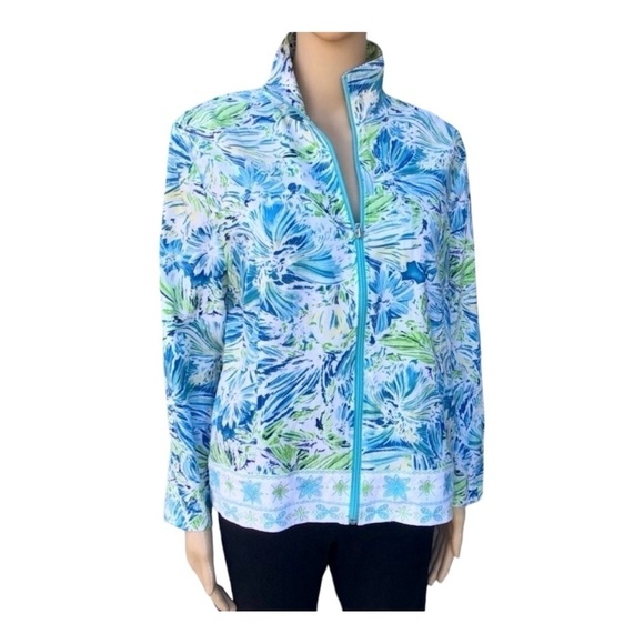 Drapes & Damons Floral Zip up Women Jacket - Picture 1 of 10